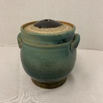 Hand-thrown lidded containerby Raymond Ochs 202//202