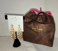 Kate Spade crystal & gold-tone 2.5