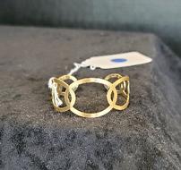 Rose gold-toned interlocking loop bracelet 202//190
