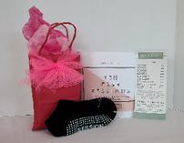 Gift card for 10 sessions at Session Pilates, sticky socks & hair ties 202//157