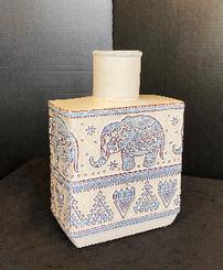 Elephant box vase, small 11