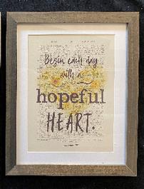 Begin Each Day with a Hopeful Heart