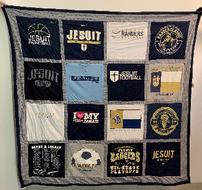 Jesuit T-Shirt Quilt, Size Twin XL 202//190