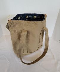 Khaki bag/tote with Jesuit Shield fabric liner 202//239