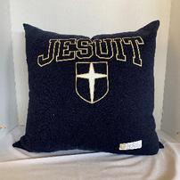 Jesuit Pillow with plaid backing, 20