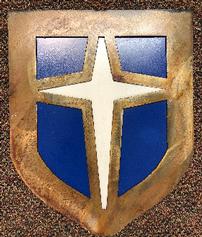 DUPLICATE-Jesuit shield metal yard sign //0