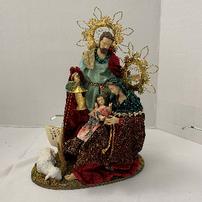 Hand-painted Holy Family display, Mark Roberts limited edition (21/100) 202//202
