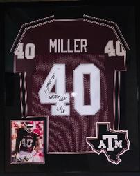 Von Miller signed Texas A&M Jersey w/