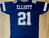 Ezekiel Elliott signed Cowboys jersey 202//156