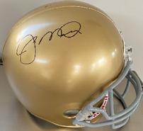 Joe Montana signed Notre Dame helmet 202//185