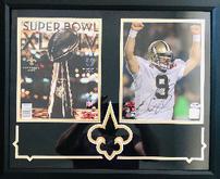 Drew Brees signed Saints 8