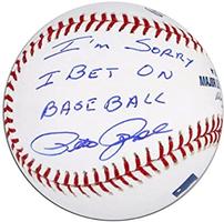 Pete Rose Baseball "I'm Sorry I Bet On Baseball"