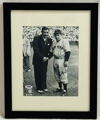Yogi Berra NY Yankees Photo with Babe Ruth 202//242