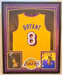 Kobe Bryant LA Lakers Jersey Framed 202//244