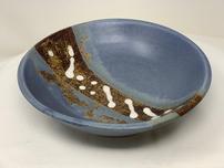 Distinctive blue and brown soup bowl 202//152