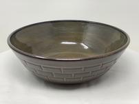 Brown serving bowl 202//152