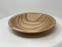 Shallow wide grain wooden bowl 202//152
