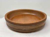 Wooden bowl with thin black lines 202//152