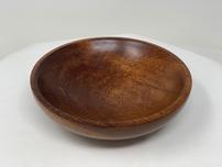 Mahogony shallow wooden bowl 202//152