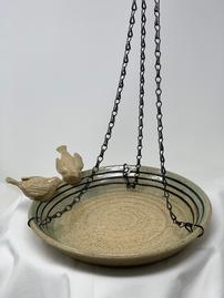 Hanging ceramic birdfeeder 202//269