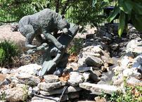 Bronze Bear Fountain