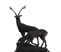 Bronze Deers