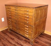 1937 Draftsman's Cabinet - Old Map Chest