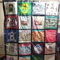 Custom T-shirt Quilt by Lucy Rivera 202//202