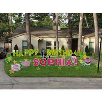 Celebration Package - Memorial Yard Signs and Yellow Bird Bakery 202//202