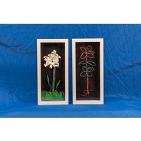 Flourish, Diptych - Jonathan Clark, Marking A Mark ® Collaborative Piece 202//202