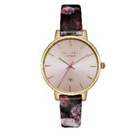 Ted Baker Kate Stainless Steel & Leather Strap Watch 202//202