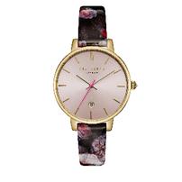 Ted Baker Kate Stainless Steel & Leather Strap Watch 202//202