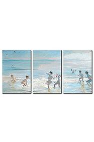 Reproduction Boys Bathing on a Summer Evening at Skagen Beach 187//280