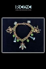 Flowers N Leafs Charm Bracelet 187//280