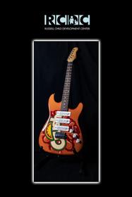 Orange Crush Electric Guitar 187//280