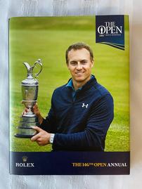 Autographed by Jordan Spieth - The 146th Open Annual - Royal Birkdale, Collectors Coffee Table Book 202//269