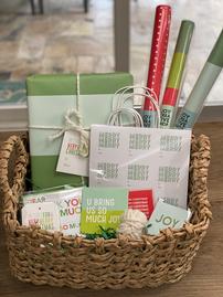 Christmas Basket - Tags, Stationary, Gift Wrapping Paper 202//269