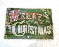 Vintage Look Merry Christmas Sign 202//162