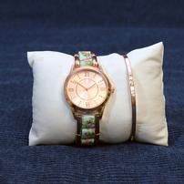 Ladies' Accutime Watch with matching bracelet 202//202