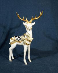 Elegant Black and White Christmas Deer 202//253