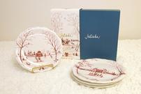 Juliska Designer Christmas Plates in box 202//135