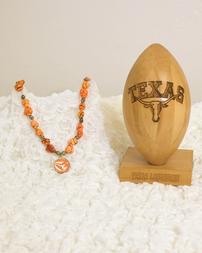 UT necklace and UT Wooden Football 202//253