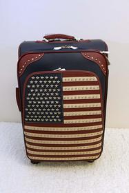Montana West US Flag Suitcase 187//280