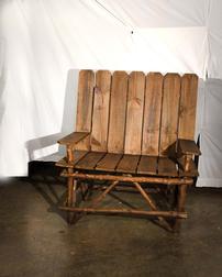 Rustic Wood Slat Outdoor Chair 202//252