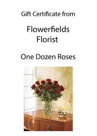 Certificate for 1 dozen Roses 200//280