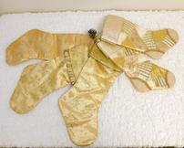 Gold Colored Stockings for the Whole Family 202//162