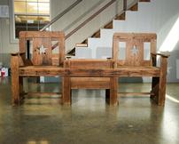 Preowned Rustic Reclaimed Wood Seating 202//162