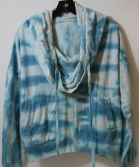 Aqua Tie Dyed "Fabulous & Broke" Sweatshirt 202//243