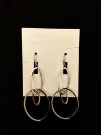 Michael Kors "Powerful Romance" Silver Earrings 202//269