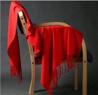 Red Cashmere Scarf/Shawl 74" x 26" 202//196